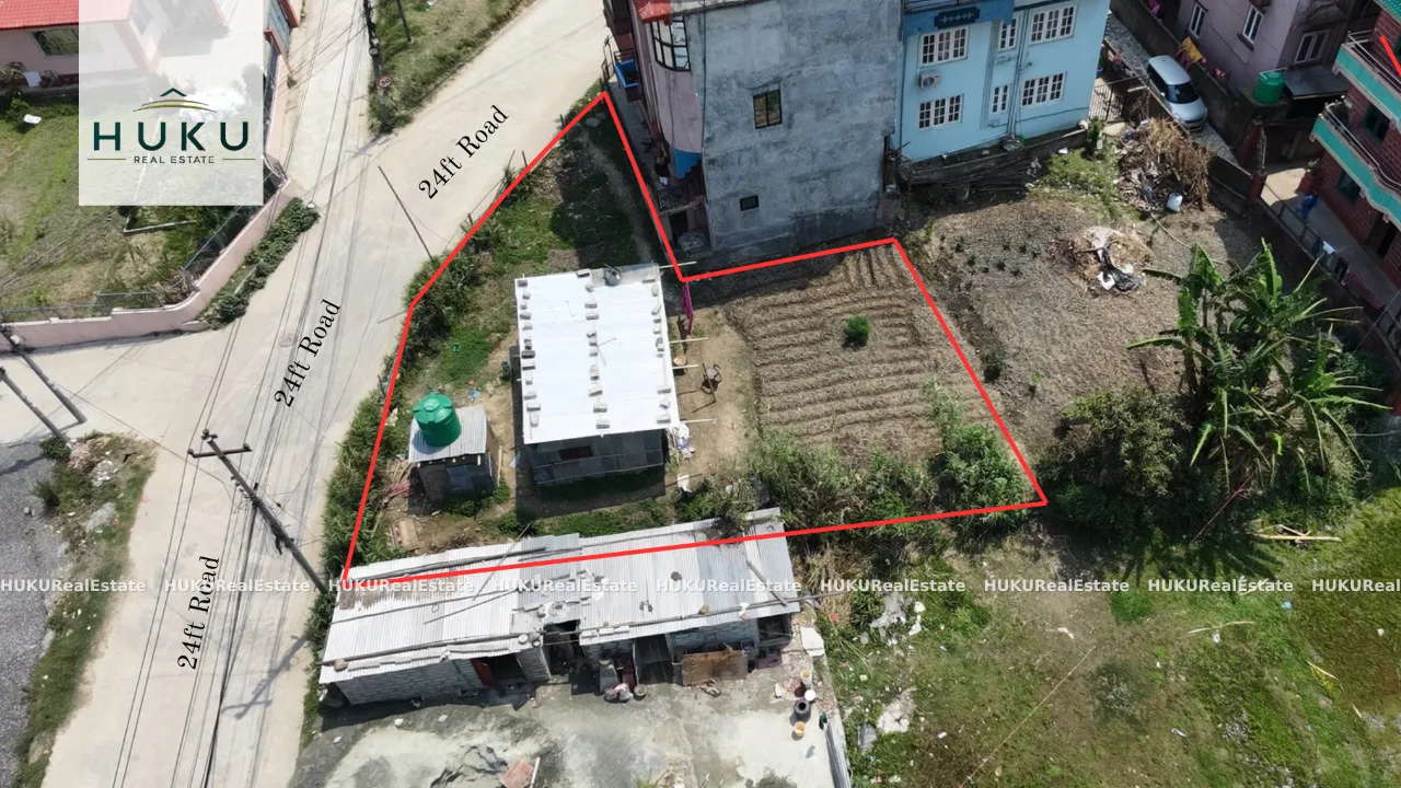 Land for Sale in Kirtipur, Jakha | 8.25 Aana Commercial Plot on Main Road (Rarahill–Taudaha Road) 2
