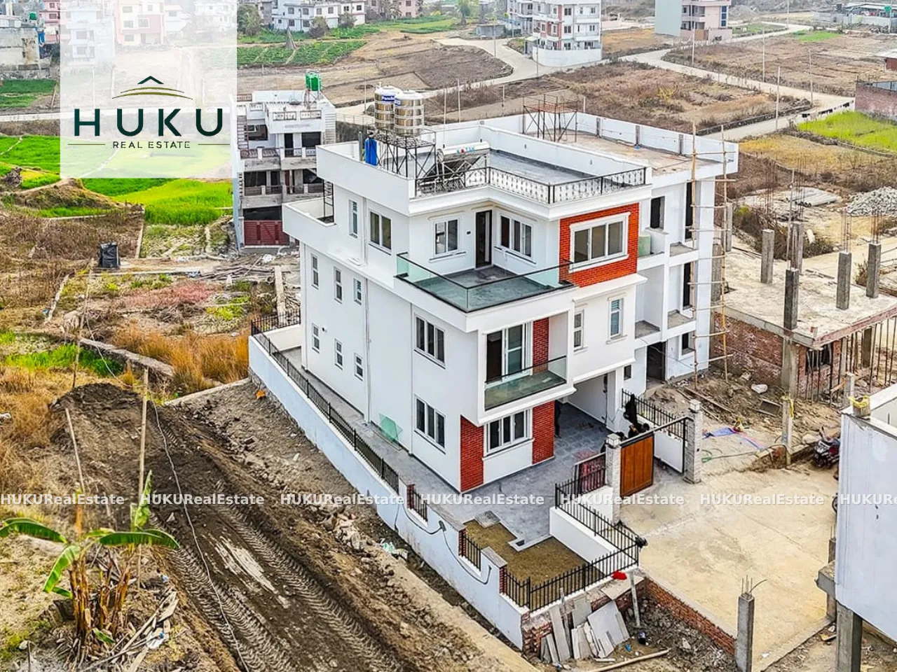 🏡 Luxury Bungalow for Sale in Boudha Jorpati, Kathmandu | Near Narayantaar Bridge | 2.5 Storey House