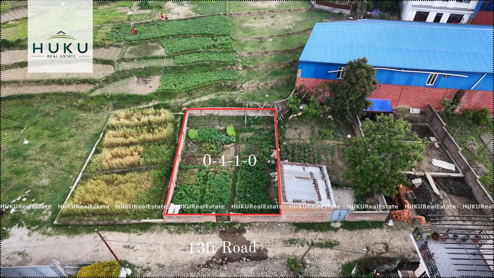 🏞️ Land for Sale in Kirtipur, Langol | 4 Aana 1 Paisa | South Facing | 13 Ft Road Access