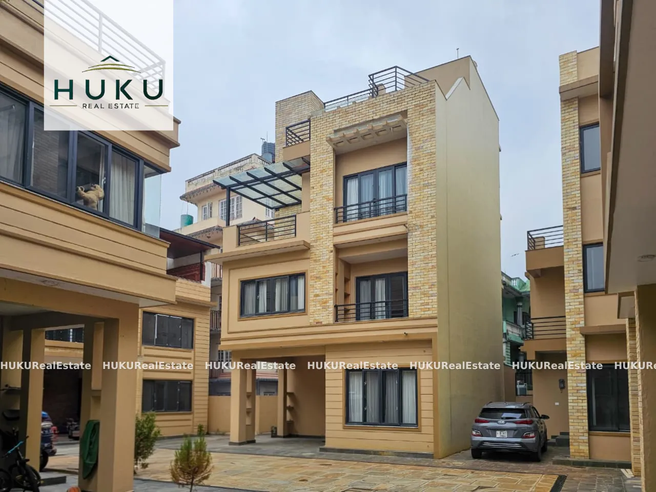 House for Rent in Boudha, Kathmandu | 5 Bedroom | 3.5 Storey South-Facing House
