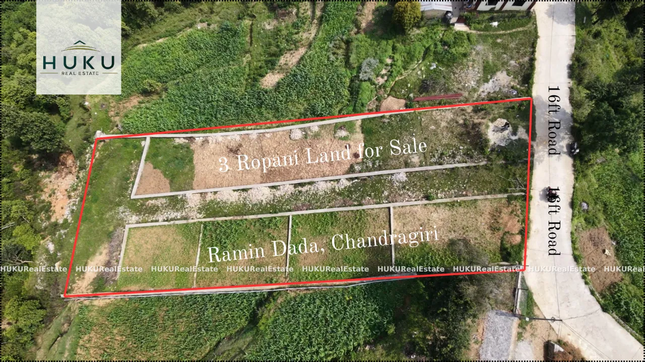 Commercial Land for Sale in Ramin Dada, Chandragiri | 3 Ropani | Valley View 2