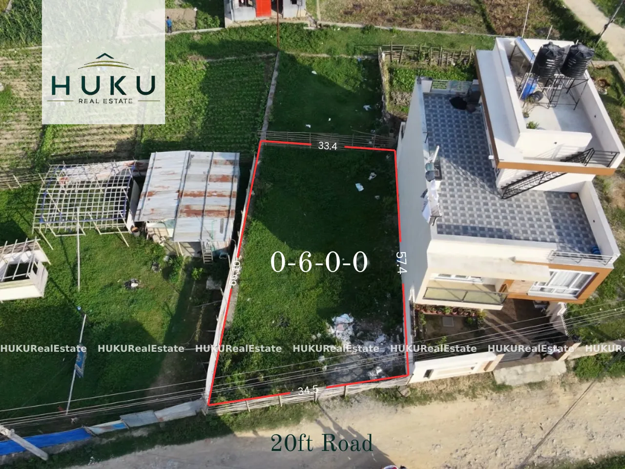 Land for Sale in Kirtipur, Langol | 6 Aana | West Facing | 20 Ft Road Access