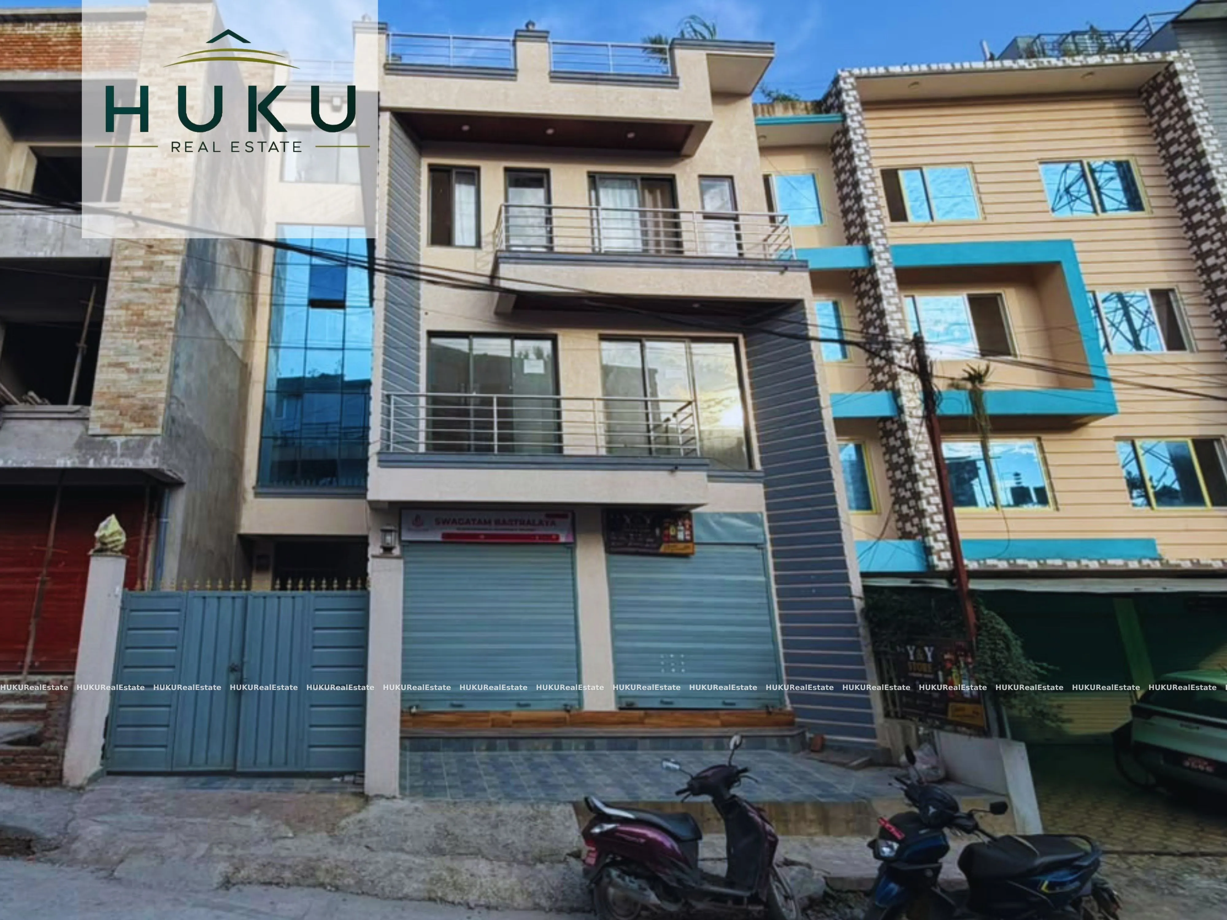 Semi-Commercial Building for Sale in Budhanilkantha, Kathmandu | 4.5 Storey | 4.5 Aana