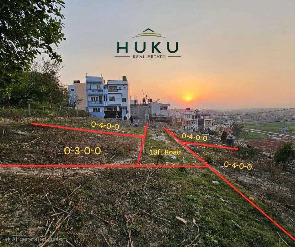 Land For Sale Near Katunje, Bhaktapur